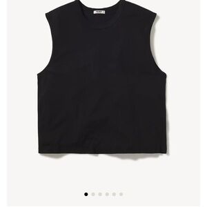 Buck Mason women’s Slub Muscle Tank | Color: Black